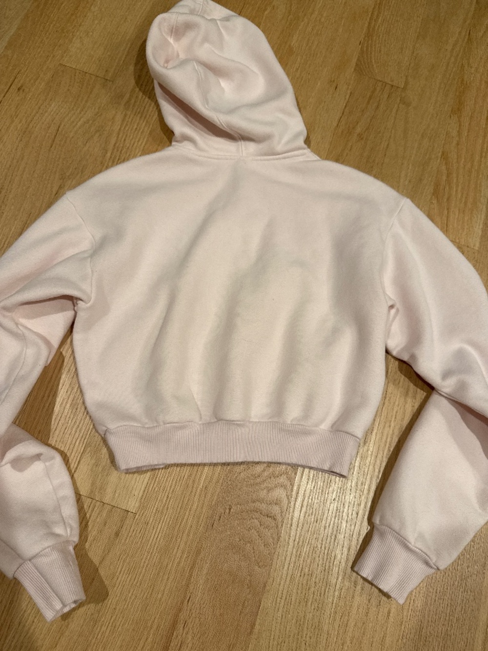 Skims cropped sweatshirt with hood